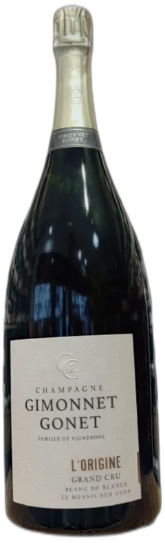 photo du vin Domaine Gimonnet-Gonet, Champagne Grand Cru Brut Blanc de Blancs l’Origine