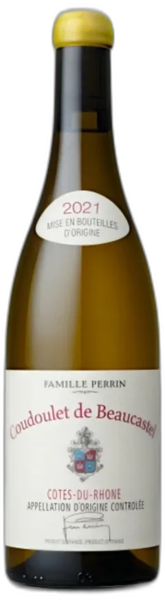 image du vin Château de Beaucastel, Côtes-du-Rhône Blanc 2021 Coudoulet de Beaucastel
