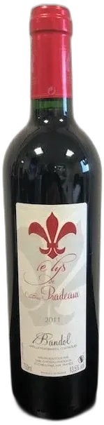 capture du vin Château Pradeaux, Bandol le Lys