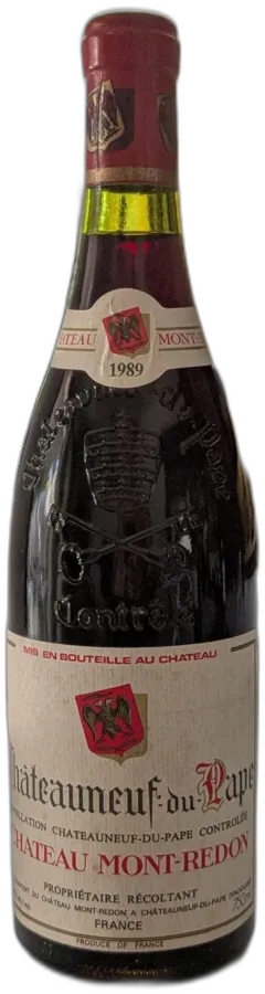vue du vin Château Mont-Redon Châteauneuf-du-Pape le Plateau de Mont-Redon 2016