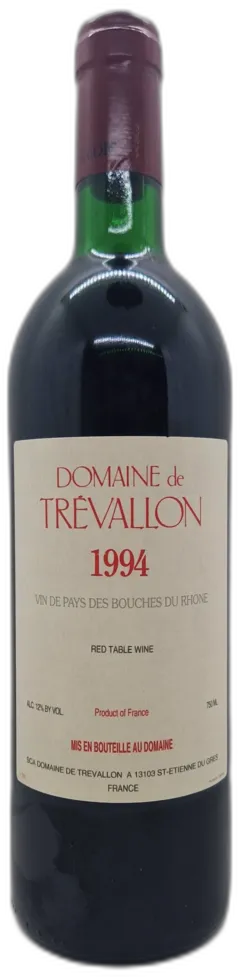 capture du vin Domaine de Trévallon Vin de Pays des Bouches du Rhône