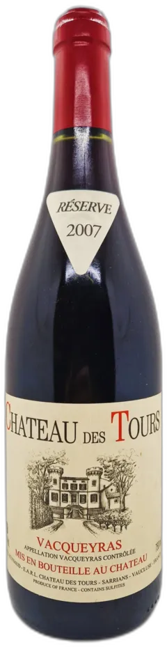 photo du vin Château des Tours, Vacqueyras
