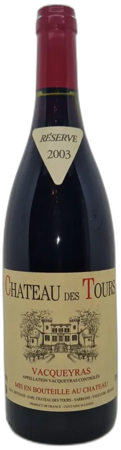 photo du vin Château des Tours, Vacqueyras