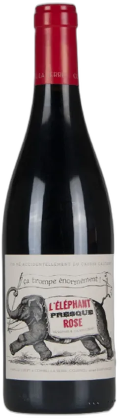 illustration du vin l’Eléphant Presque Rose