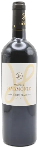 photo du vin Château Harmonie Saint Emilion Grand Cru 2019