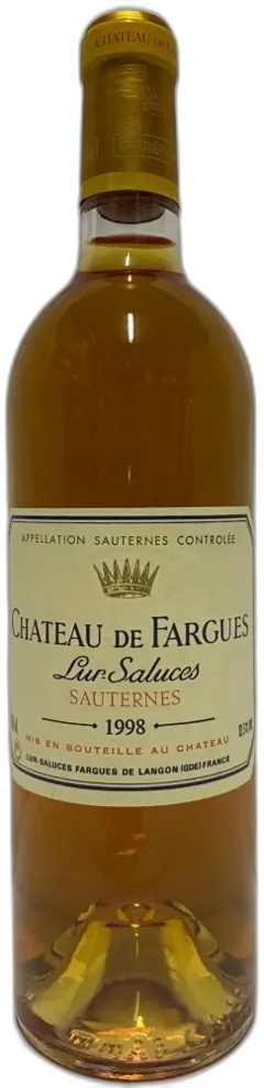 image du vin Château de Fargues Lur-Saluces 1998