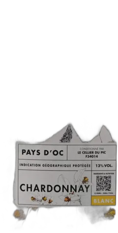 capture du vin Bib Chardonnay Vin de Pays d’oc le Cellier du Pic Assas