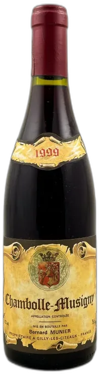 photo du vin Bernard Munier Chambolle Musigny 1999
