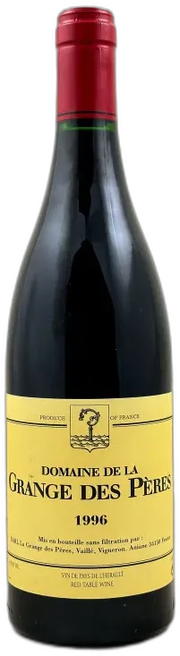 capture du vin Grange des Pères Igp Pays d’Hérault 1996