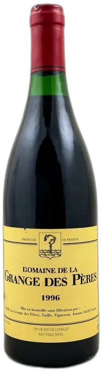capture du vin Grange des Pères Igp Pays d’Hérault 1996