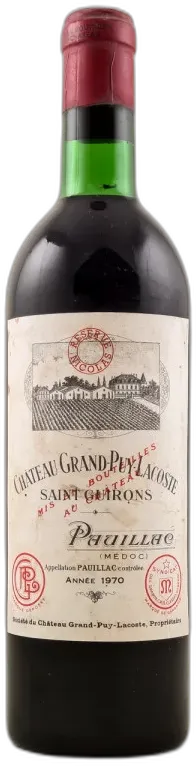 capture du vin Grand Puy Lacoste