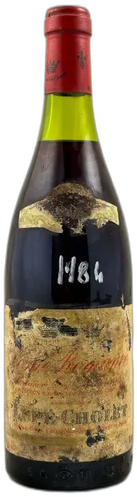vue du vin Lupé Cholet Vosne Romanée 1er Cru "Malconsorts" 1984