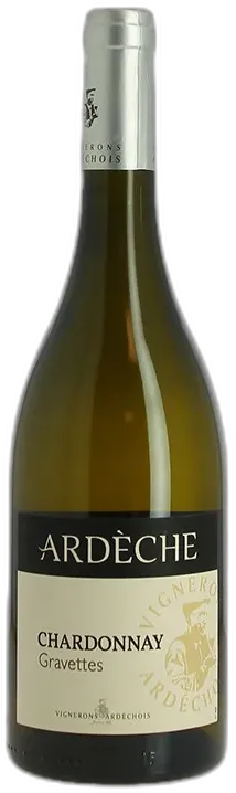 photo du vin Chardonnay Gravettes Vin Blanc des Vignerons Ardéchois