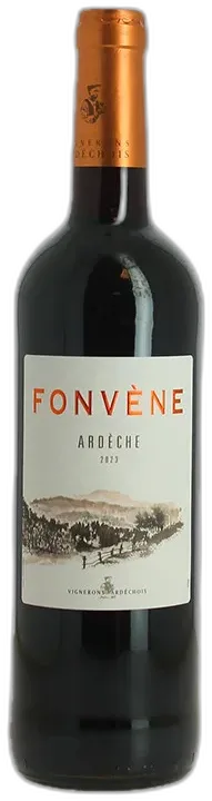 image du vin Fonvene Rouge Vignerons Ardechois