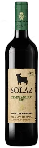 photo du vin Solaz Tempranillo Bio