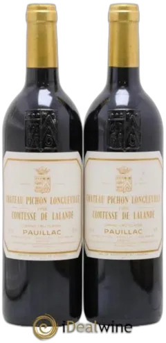 photo du vin Pichon Longueville Comtesse de Lalande