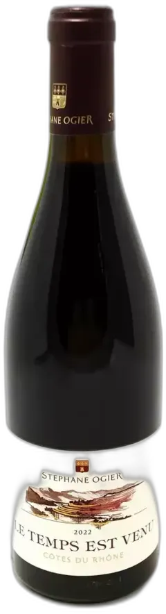 photo du vin Ogier Côtes du Rhône le Temps Est Venu