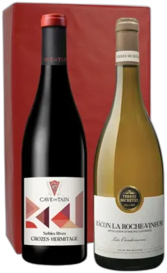 photo du vin Crozes-Hermitage et Mâcon-la-Roche-Vineuse