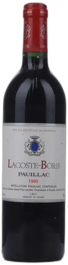 photo du vin Lacoste Borie