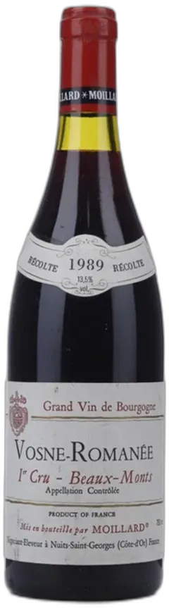 image du vin Vosne Romanee les Beaux Monts