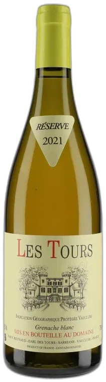 vue du vin Les Tours Grenache