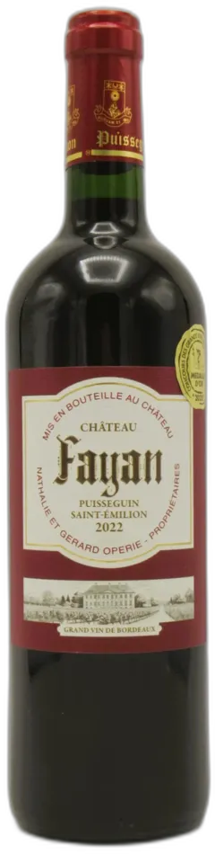 photo du vin Chateau Fayan