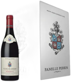 illustration du vin Cartons de Réserve Côtes-du-Rhône Rouge
