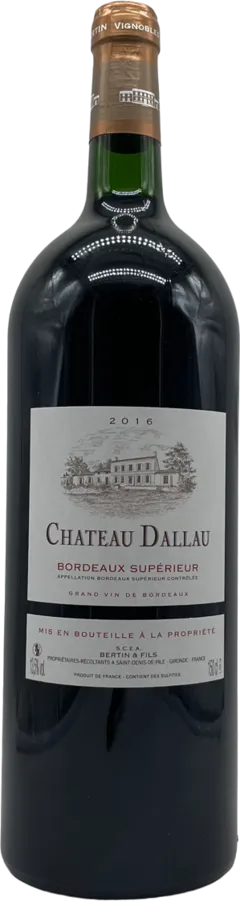 vue du vin Magnum Château Dallau