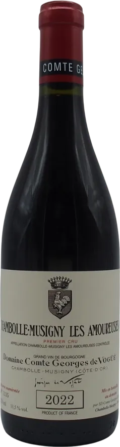 vue du vin Chambolle-Musigny 1er Cru les Amoureuses 2022