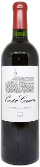 vue du vin Château Canon Croix Canon