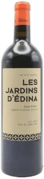 image du vin les Jardins d’Édina Olivier Rivière Bourg 2022