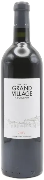 image du vin Château Grand Village Rouge 2013