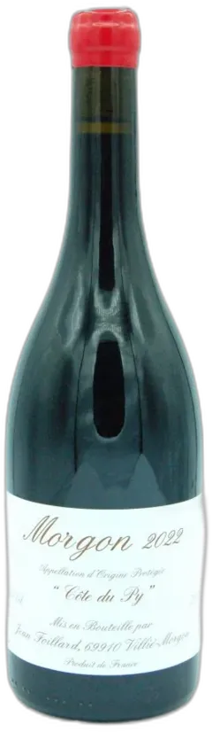 vue du vin Jean Foillard Morgon Côte du py 2022