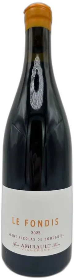 image du vin Domaine de Amirault le Fondis st Nicolas de Bourgueil Pays de Loire France