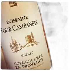 image du vin Magnum Esprit Rosé 2023 Bio Provence Domaine Tour Campanets