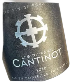 photo du vin les Tours de Cantinot 2020 Bordeaux Château Cantinot