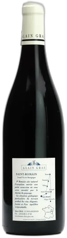vue du vin Saint Romain Rouge Alain Gras
