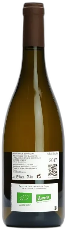 photo du vin Bourgogne Côtes d’Auxerre Gueules de Loup Goisot