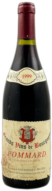 aperçu du vin Vaudoisey Mutin Pommard 1999