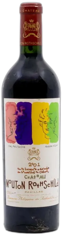 capture du vin Chateau Mouton Rothschild