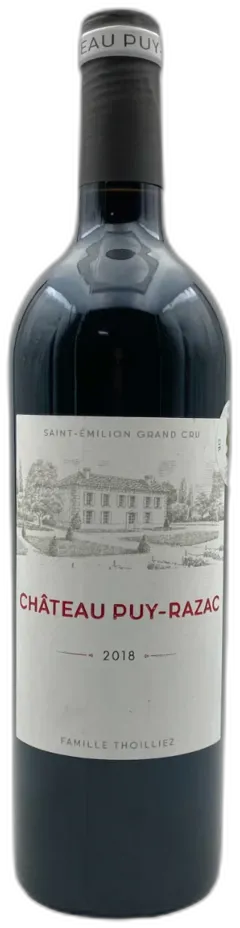 image du vin Saint-Emilion Grand Cru 2020 Château Puy-Razac