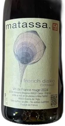 photo du vin Domaine Matassa Vin de France French Disko