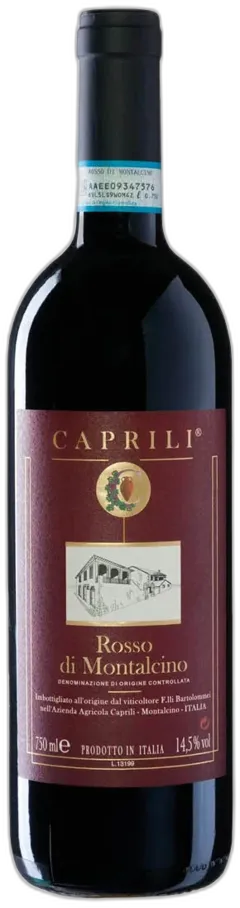 vue du vin Rosso di Montalcino Doc Caprili 2024