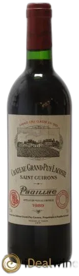 capture du vin Grand Puy Lacoste