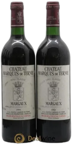 aperçu du vin Château Marquis de Terme