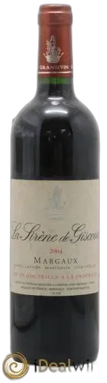 photo du vin la Sirène de Giscours
