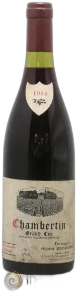 photo du vin Chambertin Grand Cru Henri Rebourseau