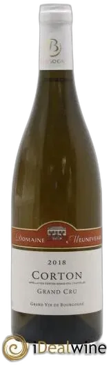 photo du vin Corton Grand Cru Domaine Meuneveaux