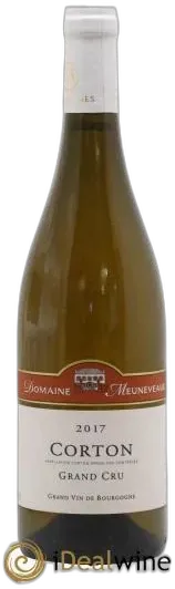 photo du vin Corton Grand Cru Domaine Meuneveaux
