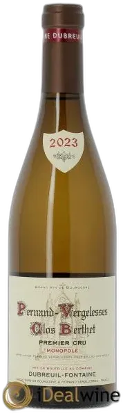 image du vin Clos Berthet Monopole
